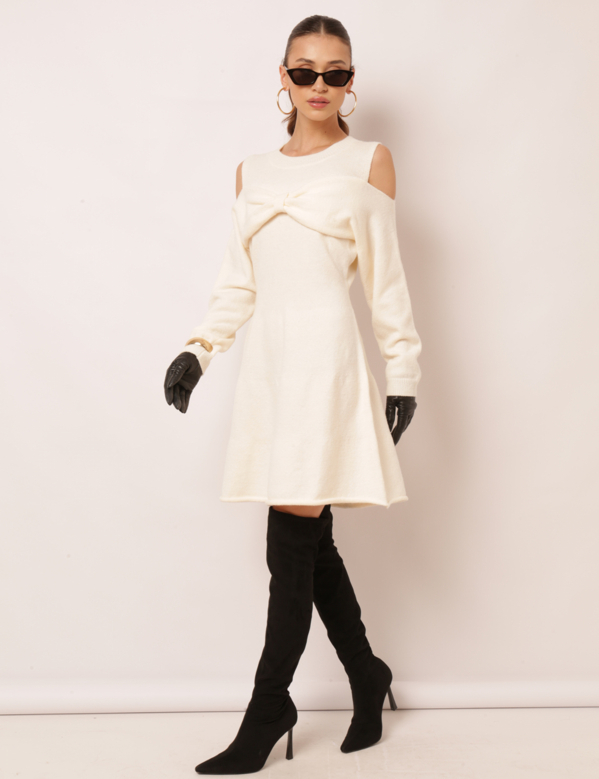Vestido Tricot Dove - Off White