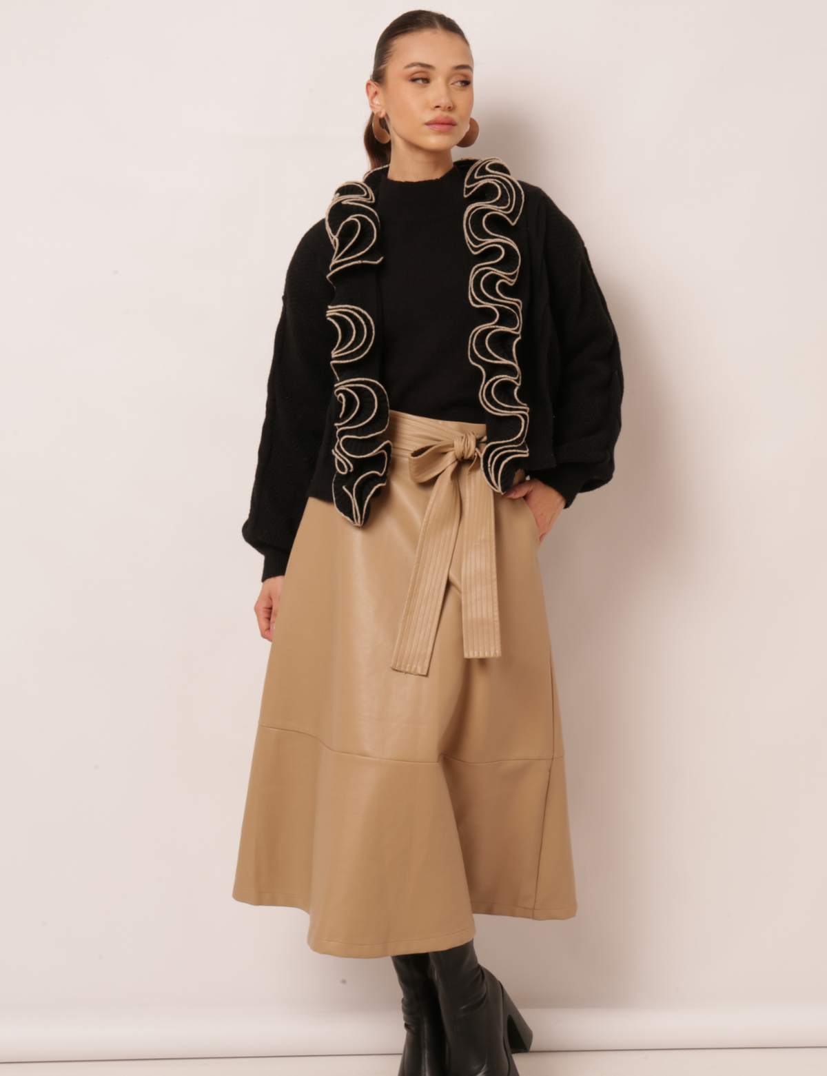 Cardigan Kieza - Preto