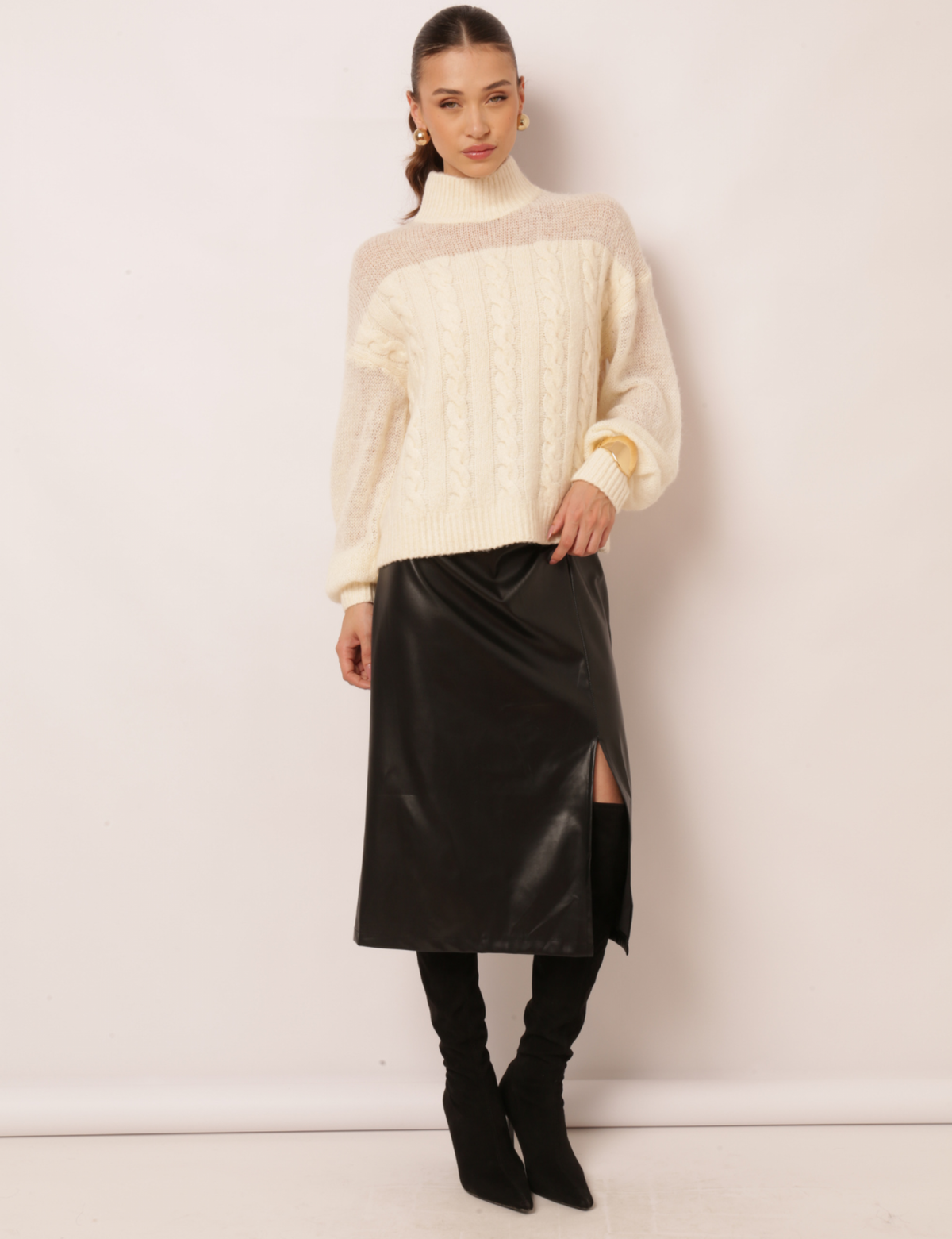 Blusa Tricot Meg - Off White