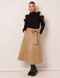 Blusa Tricot Abertura Nicole - Preta