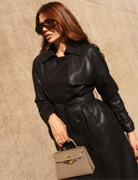 Casaco Trench Rosália - Preto