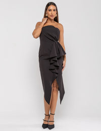Vestido Crepe Stefany - Preto