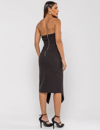 Vestido Crepe Stefany - Preto
