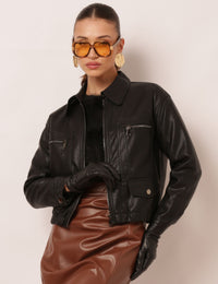 Jaqueta Bomber Lyra - Preta