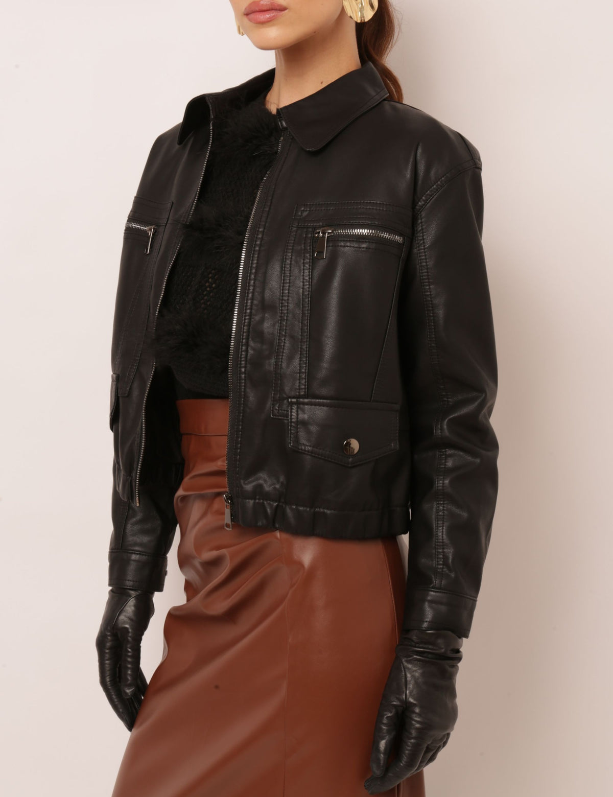 Jaqueta Bomber Lyra - Preta