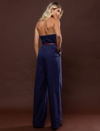 Macacão Alfaiataria Felicity - Azul Marinho