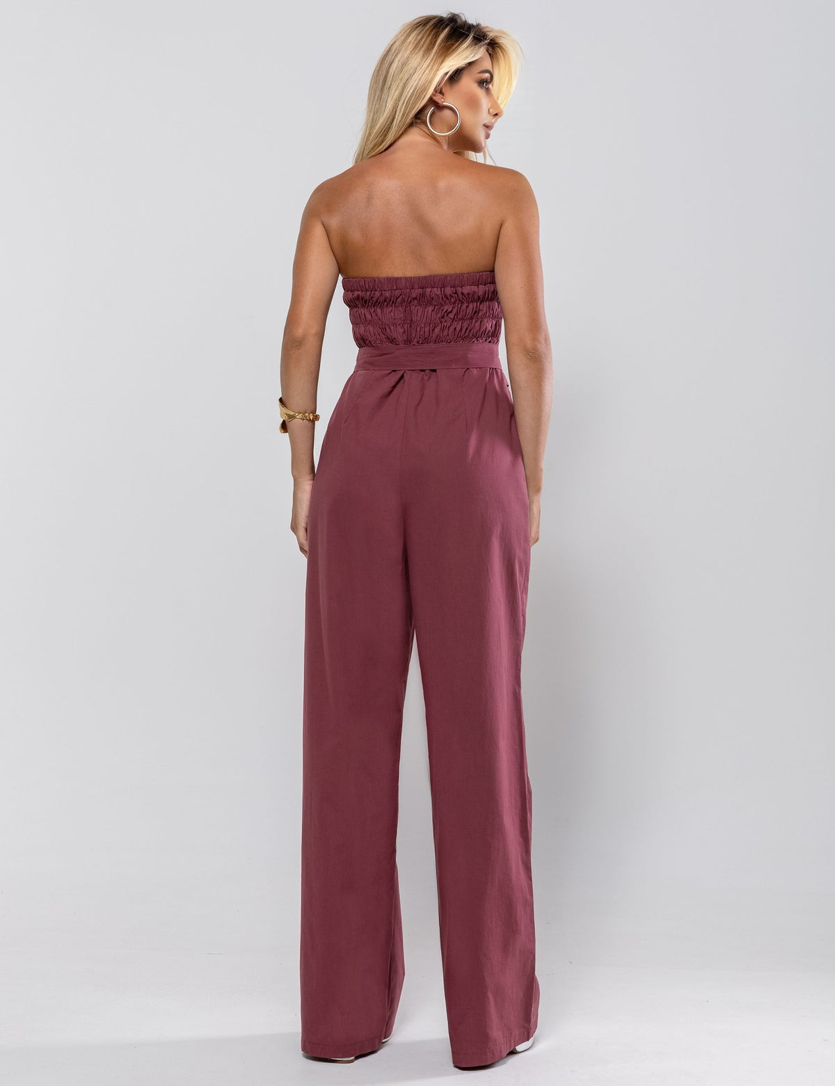 Macacão Alfaiataria Felicity - Marsala