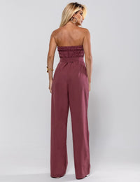 Macacão Alfaiataria Felicity - Marsala