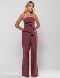 Macacão Alfaiataria Felicity - Marsala