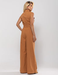 Macacão de Algodão Valentina - Caramelo