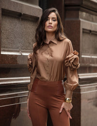 Calça Montaria Joyce - Marrom