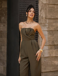 Macacão Tomara que Caia Maria Alice - Verde