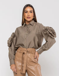 Camisa de Viscose Tamires - Verde