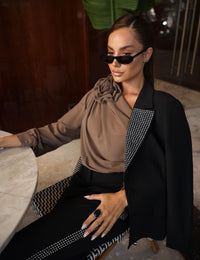 Conjunto Alfaiataria Mikaela - Preto