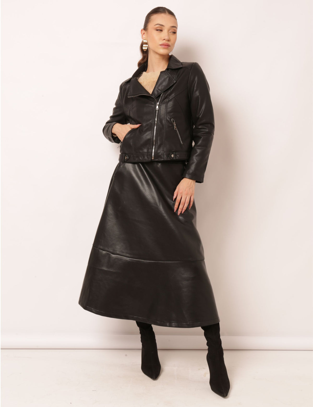 Jaqueta Motor Ellie - Preta