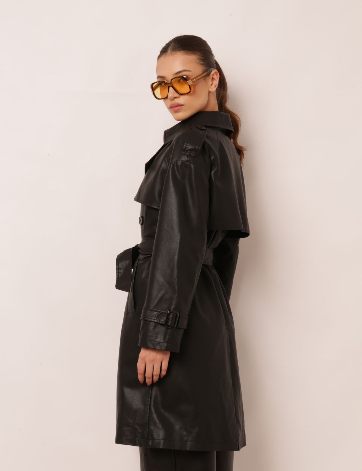 Casaco Trench Rosália - Preto