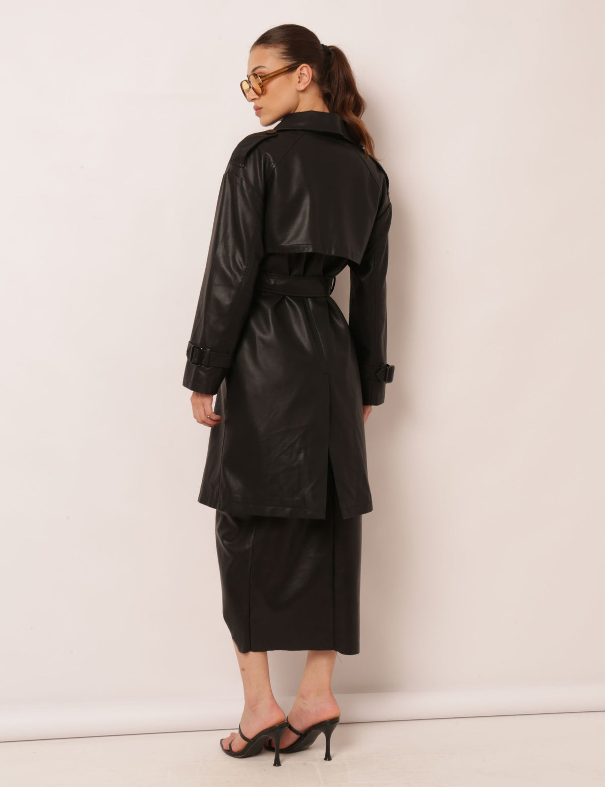 Casaco Trench Rosália - Preto