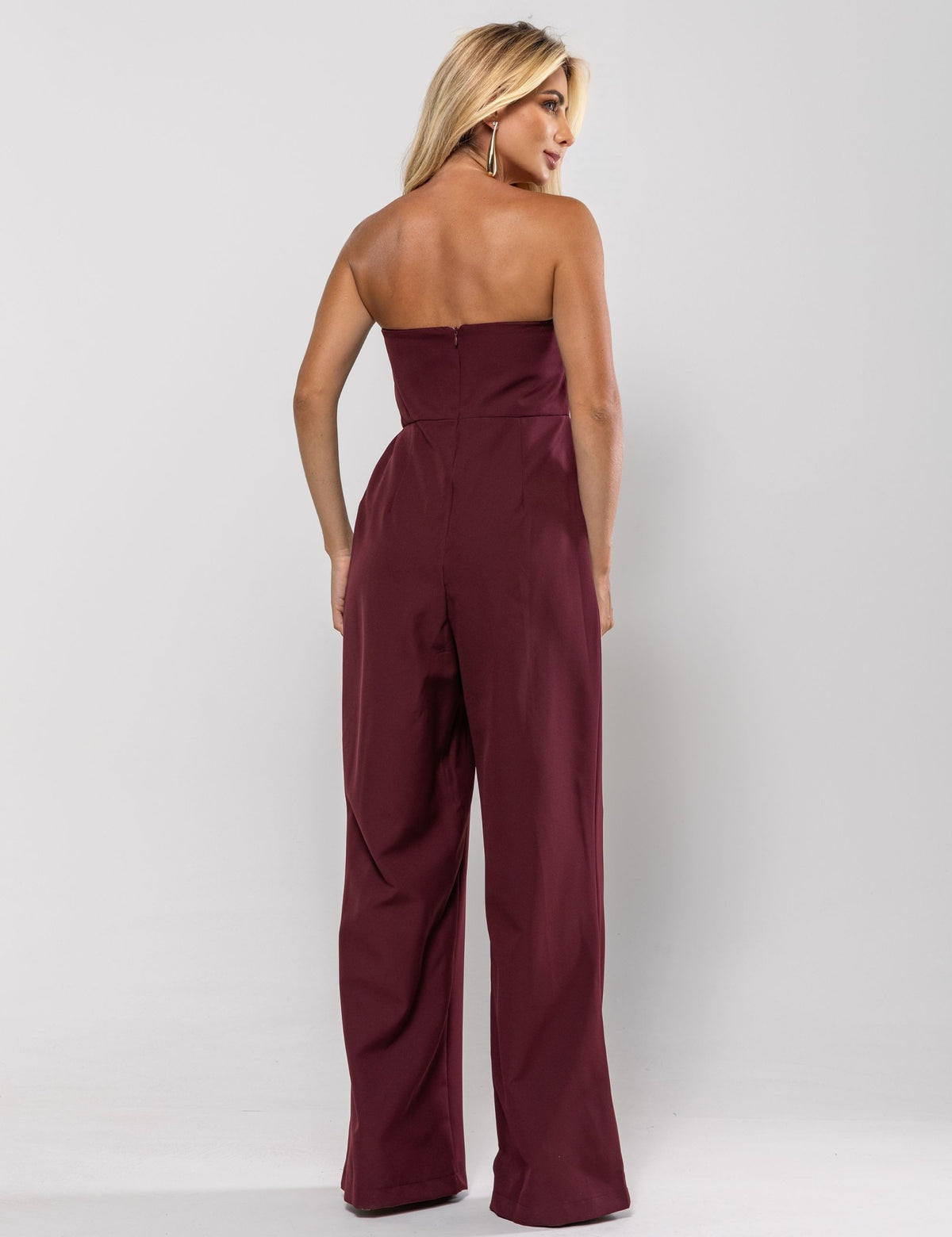 Macacão Toma que Caia Maria Alice - Vinho