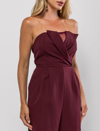 Macacão Toma que Caia Maria Alice - Vinho