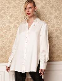 Camisa em Linho Gretha - Off White