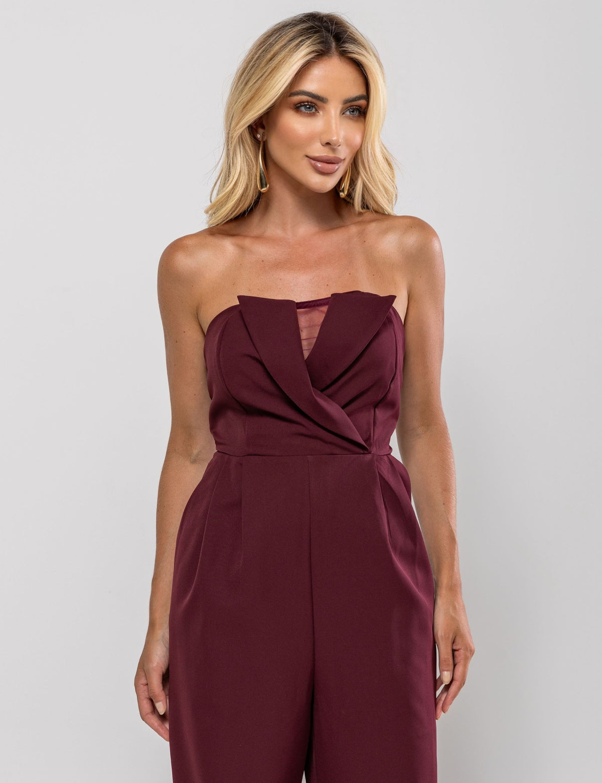 Macacão Toma que Caia Maria Alice - Vinho