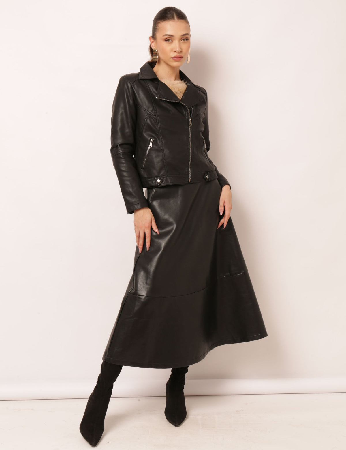 Jaqueta Motor Ellie - Preta