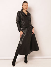 Jaqueta Motor Ellie - Preta