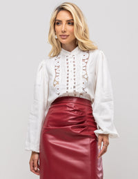 Camisa Viscolinho Luna - Off White