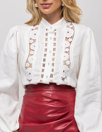 Camisa Viscolinho Luna - Off White