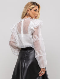 Blusa em Voil Laura - Off White