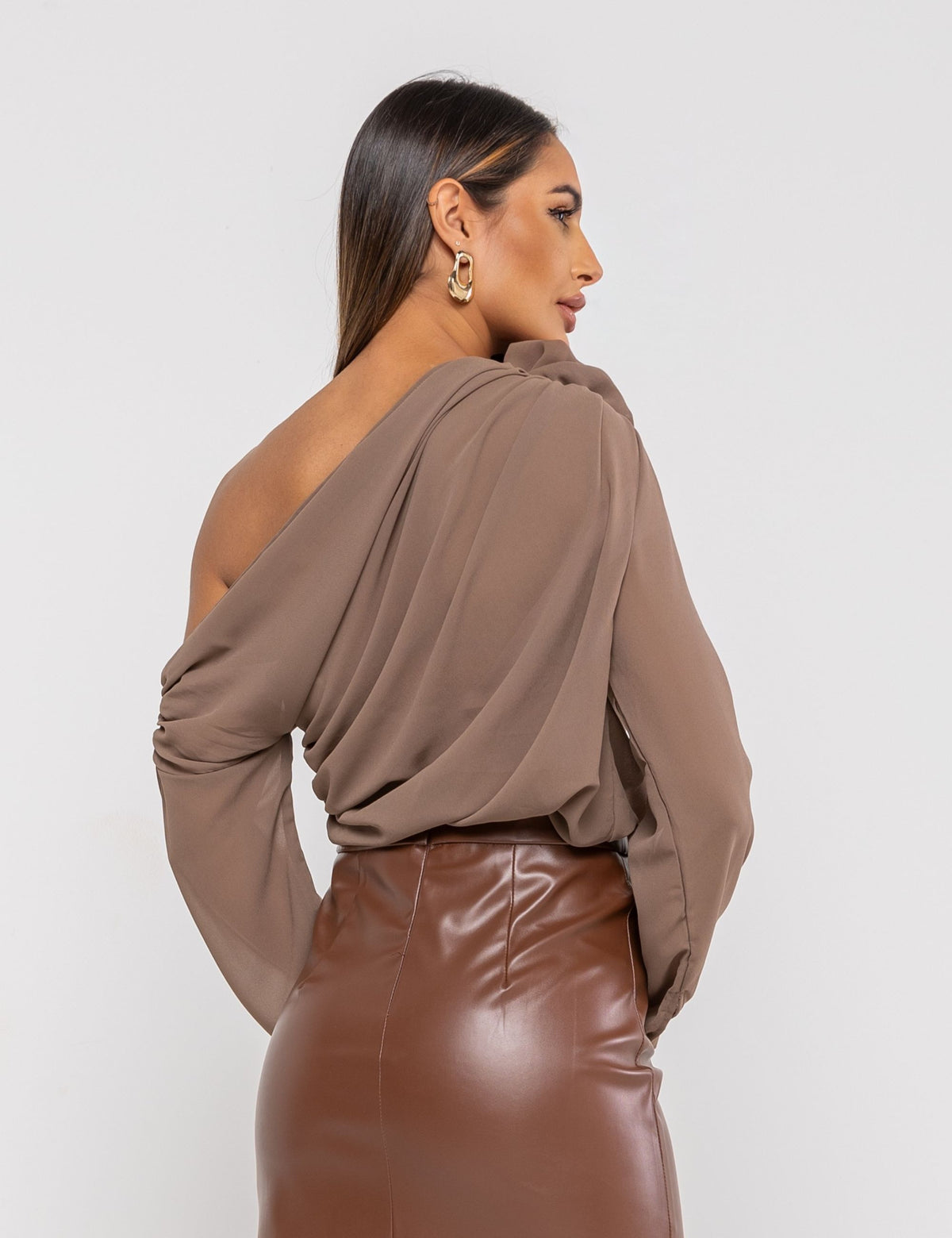 Blusa Ombro a Ombro Dalila - Cáqui