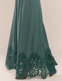 Vestido Lira com Renda - Verde