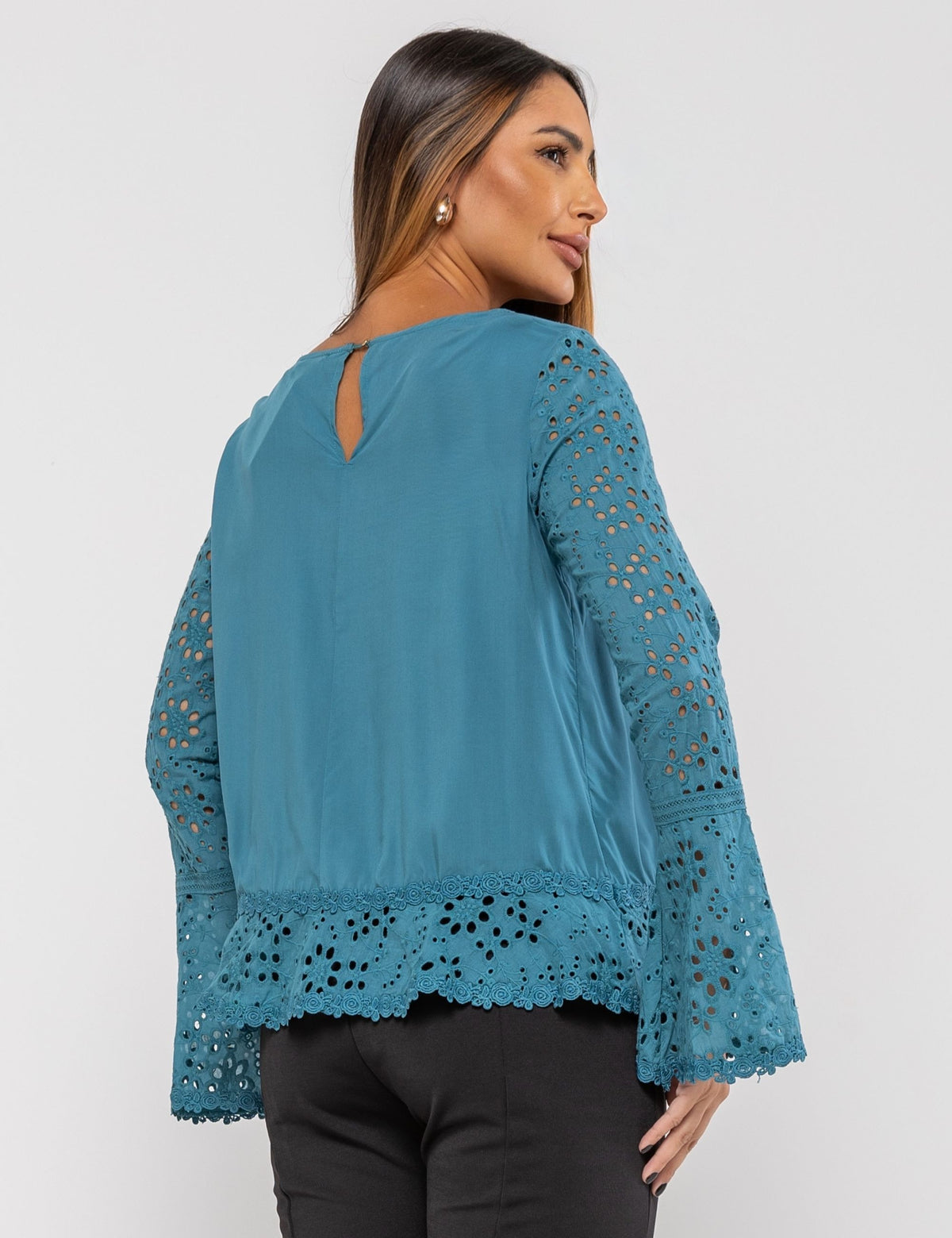 Blusa de Viscose Marcela - Azul