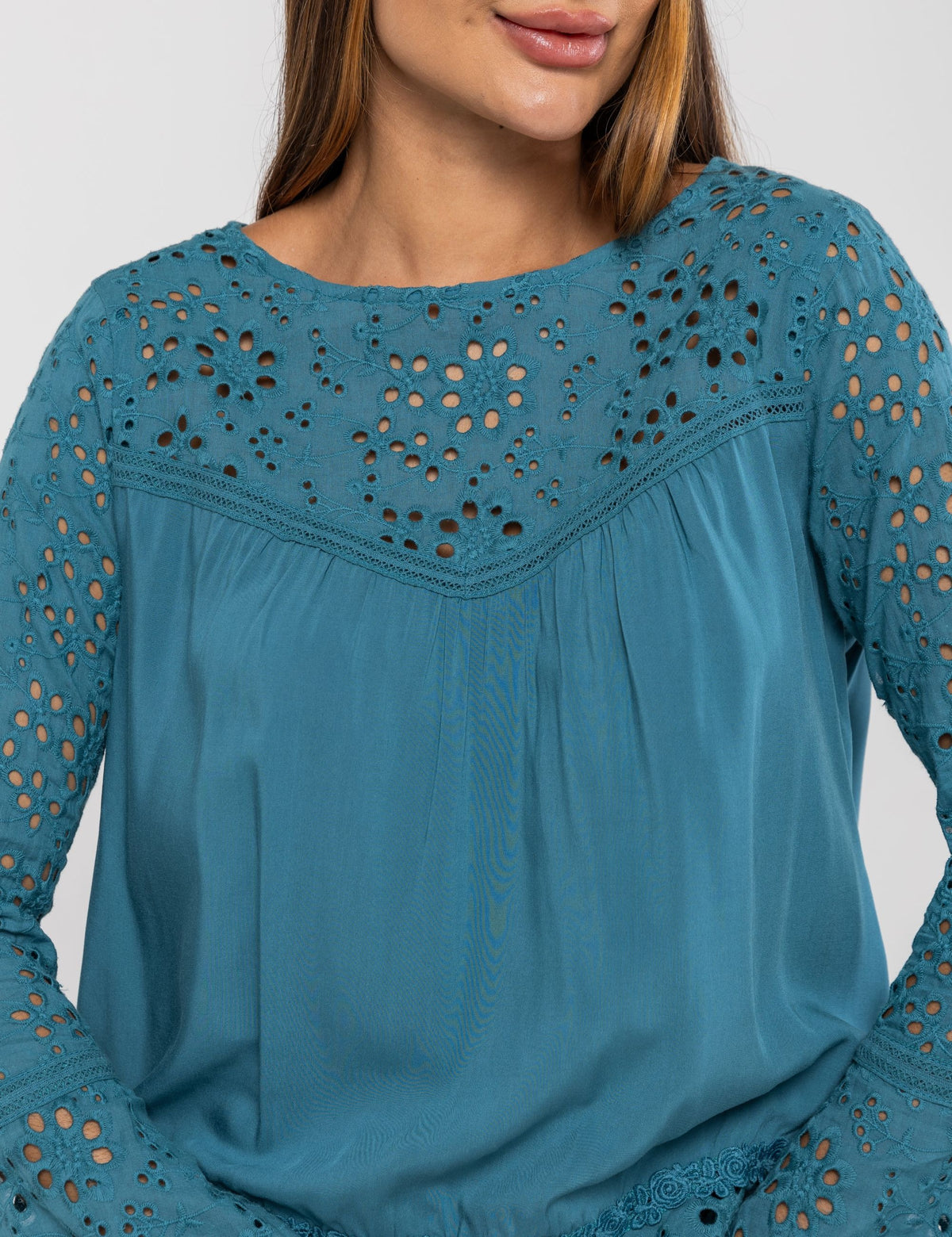 Blusa de Viscose Marcela - Azul