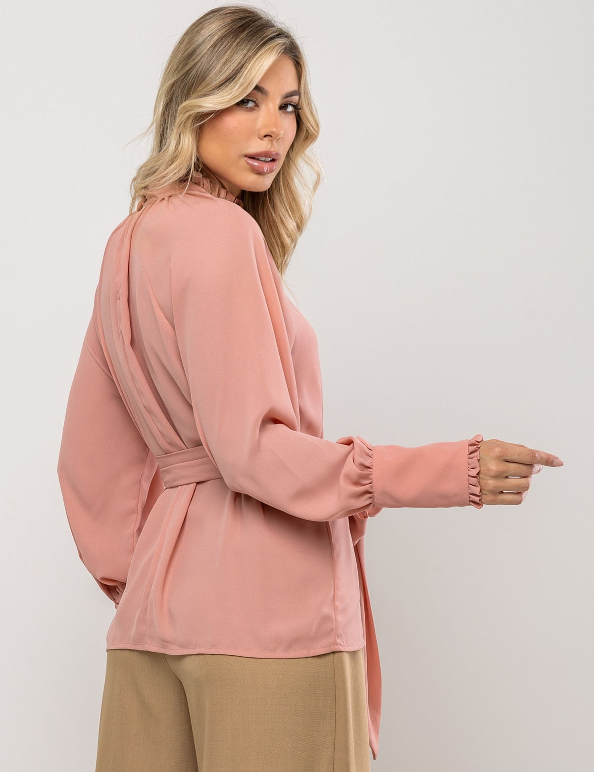 Blusa Laço Theodora - Rosê