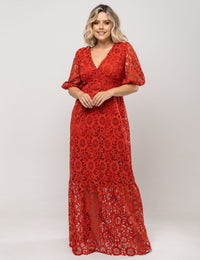 Vestido Helena Plus - Vermelho