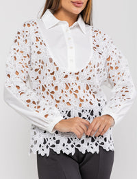 Blusa Guipir Senna - Off White