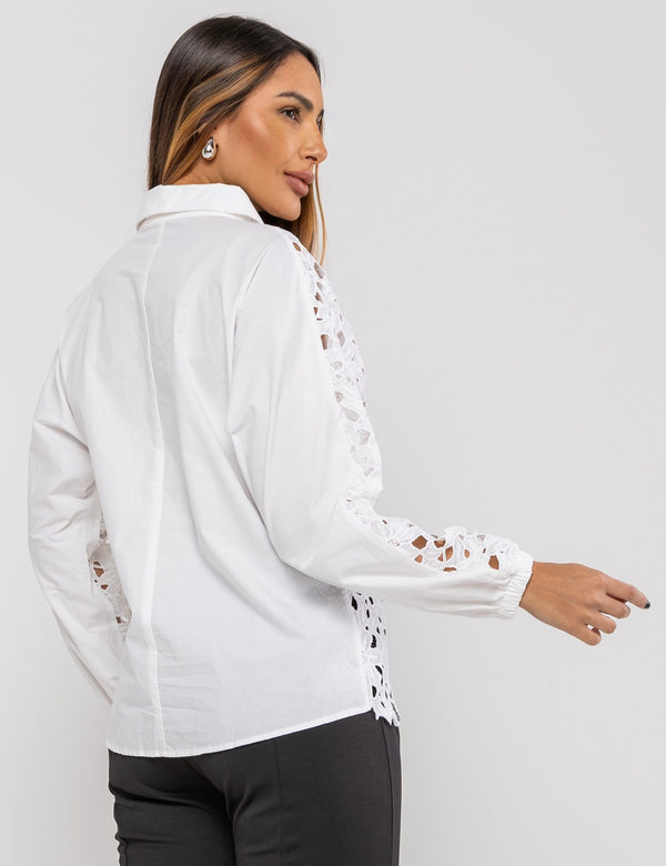 Blusa Guipir Senna - Off White