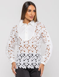 Blusa Guipir Senna - Off White
