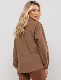 Blusa Guipir Senna - Marrom