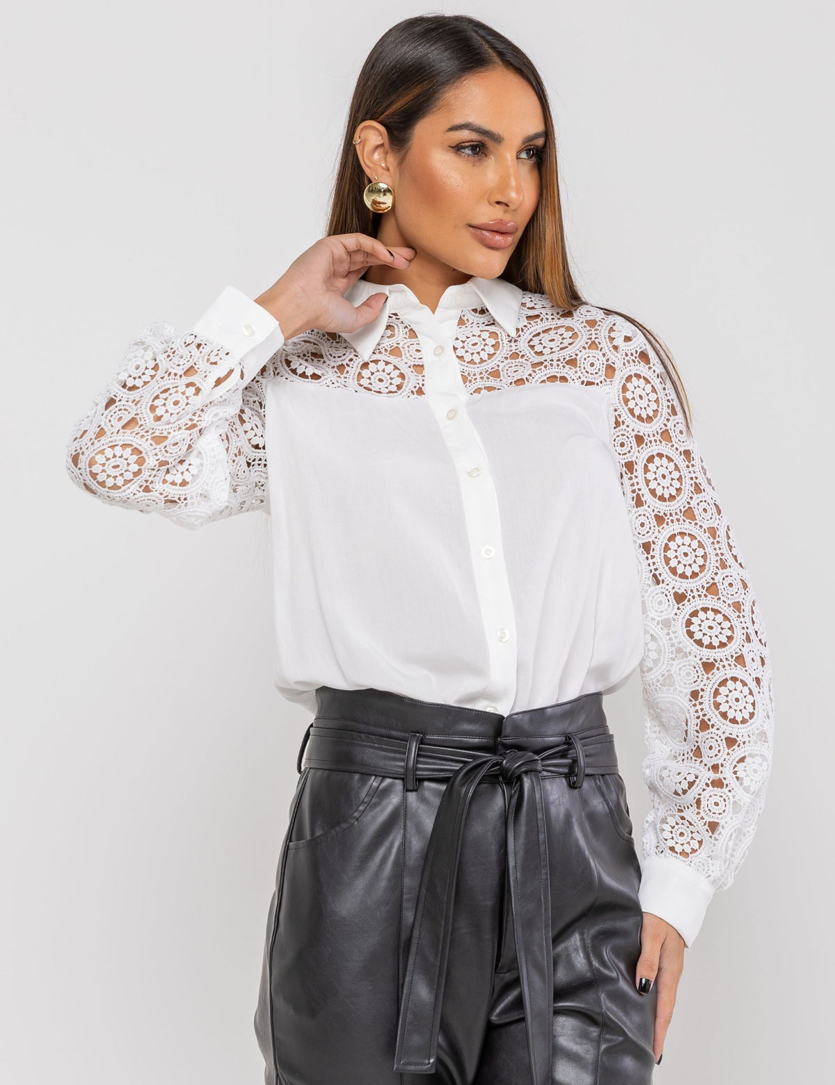 Camisa Viscose Briant - Off White