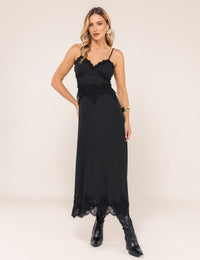 Vestido de Alça Isabela - Preto