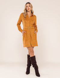 Chemise Suede Stella - Caramelo