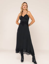 Vestido de Alça Isabela - Preto