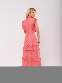 Vestido Laise Borboletas Soraia Pink