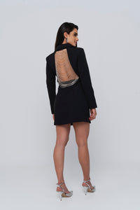 Vestido Blazer  Alfaiataria Bia - Preto