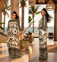 Kaftan Salina Preto e Branco