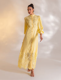 Vestido Longo Dominique - Amarelo