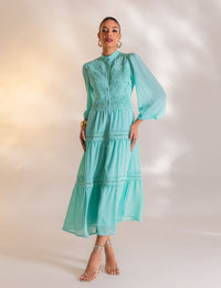 Vestido Longo Viviane - Verde