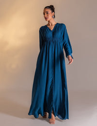 Vestido Longo Viscose Mirella - Azul